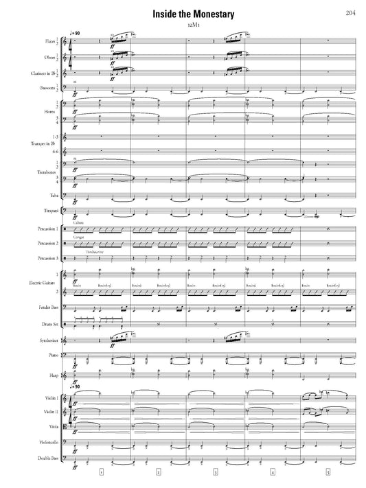 BILL CONTI: For Your Eyes Only (Full Orchestral Score)