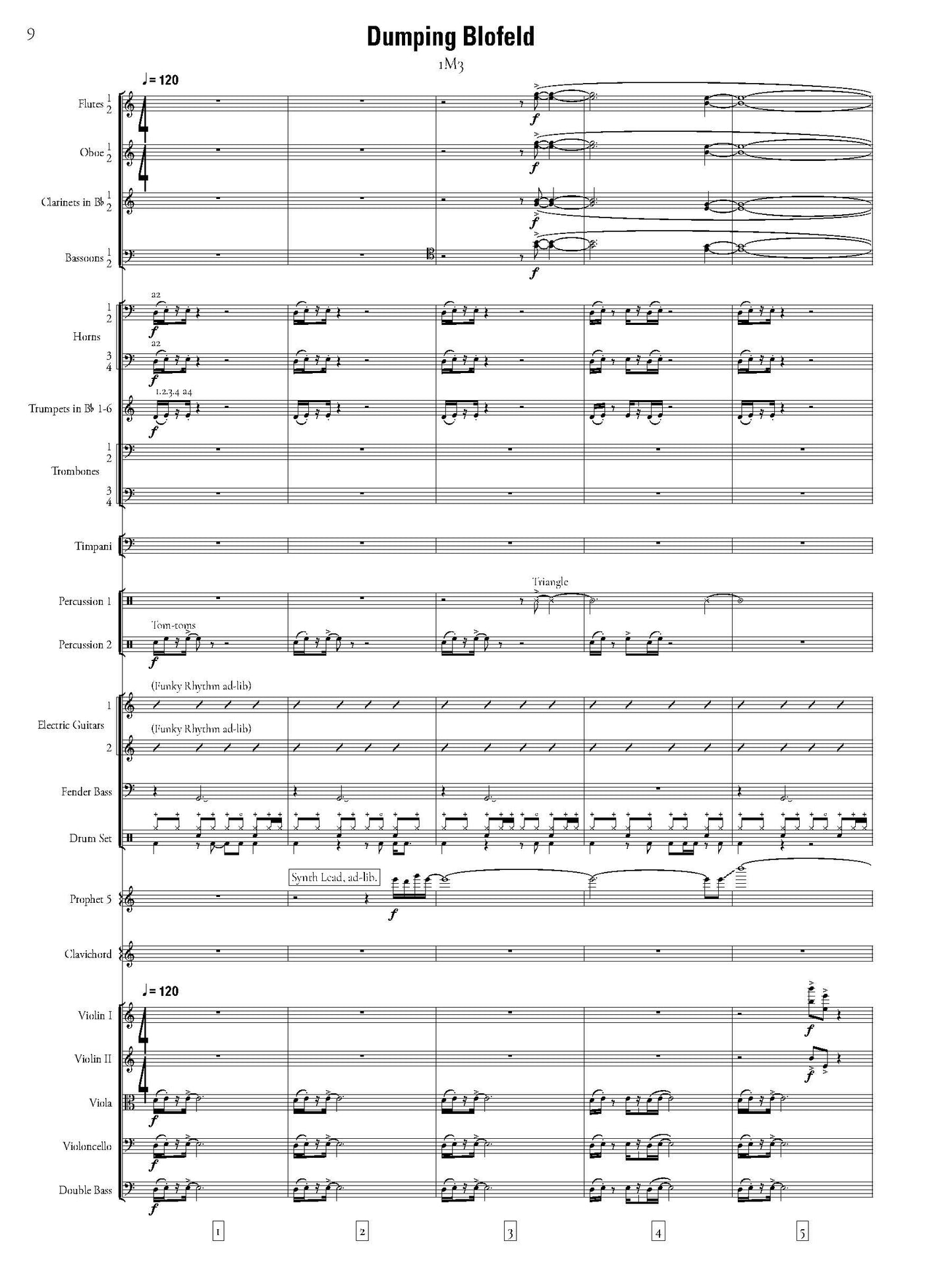 BILL CONTI: For Your Eyes Only (Full Orchestral Score)